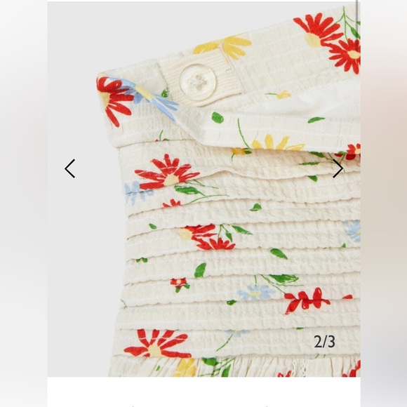 LIGHTWEIGHT FLORAL SKIRT - Picture 6 of 6